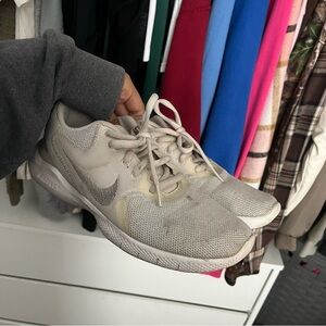 Nike Flex Sneakers Gray White Size 8.5